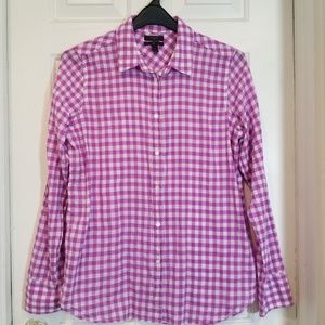 J. Crew Boy Gingham Button down